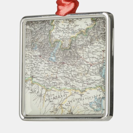 Regio Lombardije Metalen Ornament (Links)