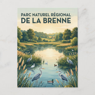 Regio Natuurpark Brenne Frankrijk Briefkaart