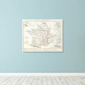 Regio Parijs Frankrijk 2 Canvas Afdruk (Insitu (Houten vloer))