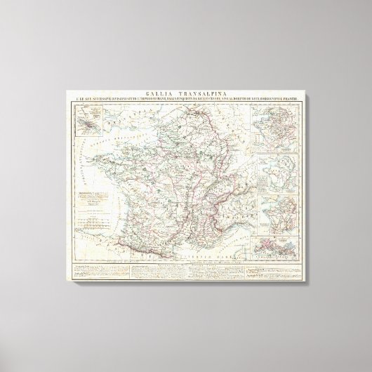 Regio Parijs Frankrijk 2 Canvas Afdruk (Voorkant)