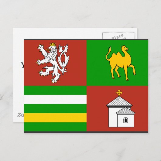 Regio Plzen, Tsjechisch Briefkaart (Voorkant / Achterkant)