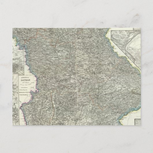 Regio Regensburg van Duitsland Briefkaart (Voorkant)