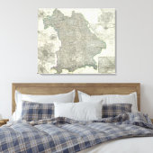 Regio Regensburg van Duitsland Canvas Afdruk (Insitu (Slaapkamer))