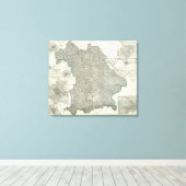 Regio Regensburg van Duitsland Canvas Afdruk (Insitu (Houten vloer))