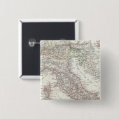 Regio Rome Italië Vierkante Button 5,1 Cm (Voorkant /achterkant)