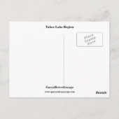 Regio Tahoe Briefkaart (Achterkant)