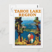 Regio Tahoe Lake  Briefkaart (Voorkant / Achterkant)