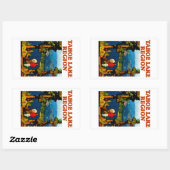 Regio Tahoe Rechthoekige Sticker (Vel)