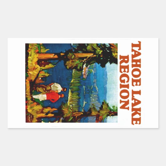 Regio Tahoe Rechthoekige Sticker (Voorkant)