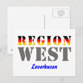 Regio West-Leverkusen Briefkaart (Voorkant / Achterkant)