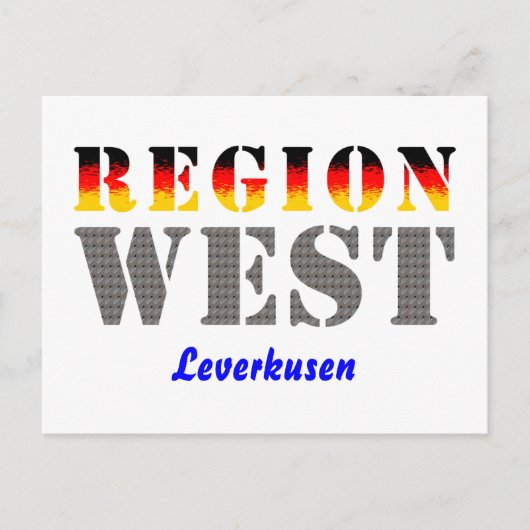 Regio West-Leverkusen Briefkaart (Voorkant)