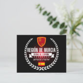Región de Murcia Briefkaart (Staand voorkant)