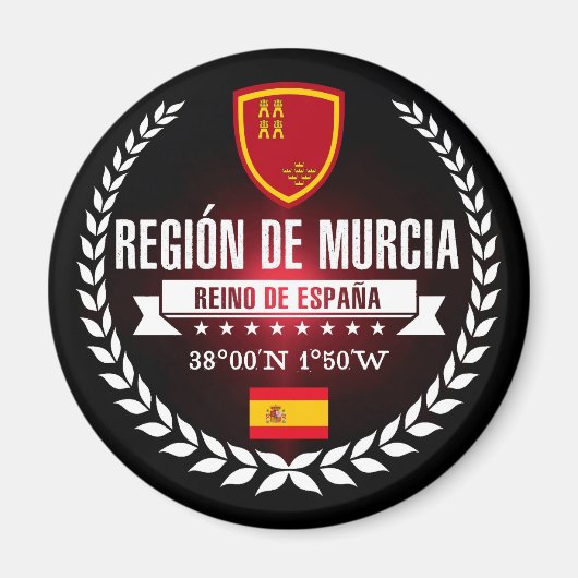 Región de Murcia Magneet (Voorkant)