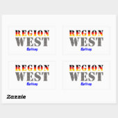 Region West - Bottrop Rechthoekige Sticker (Vel)
