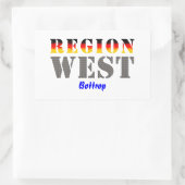Region West - Bottrop Rechthoekige Sticker (Tas)