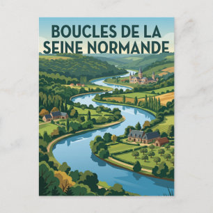 Regionaal natuurpark Boucles de la Seine Normande Briefkaart