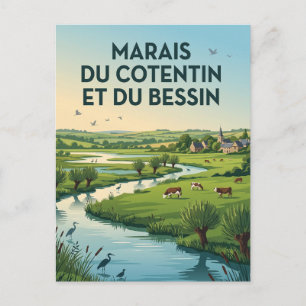 Regionaal natuurpark Marais du Cotentin et du Bess Briefkaart