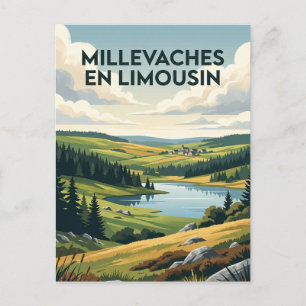 Regionaal natuurpark Millevaches en Limousin Briefkaart