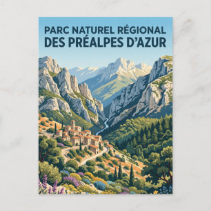 Regionaal natuurpark Prealpes d'Azur Frankrijk Briefkaart