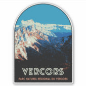 Regionaal natuurpark Vercors Frankrijk Sticker (Voorkant)