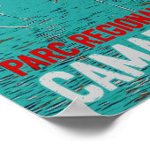 Regionaal park Camargue, Frankrijk, roze flamingos Poster (Hoek)