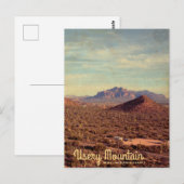  regionaal park Usery Mountain Briefkaart (Voorkant / Achterkant)