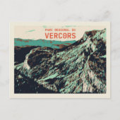 Regionaal park Vercors, Alps-bergen Frankrijk Briefkaart (Voorkant)