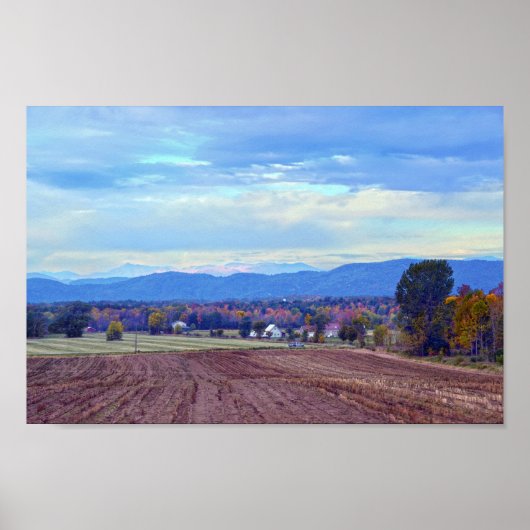 Regionaal Vermont in het najaar Poster (Voorkant)