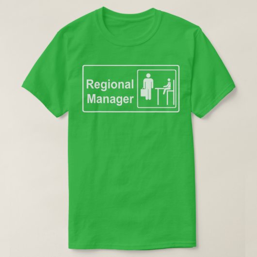 Regional Manager Assistant To T-shirt (Design voorkant)