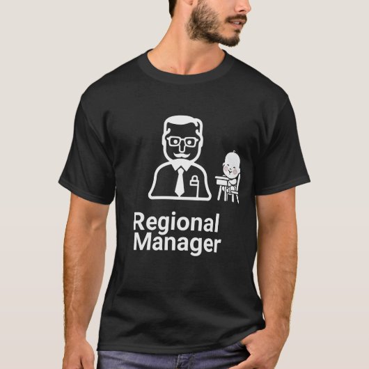 Regional Manager shirt -vader en zoon matching (Voorkant)