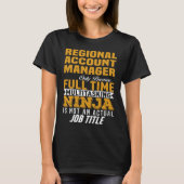 Regionale accountmanager t-shirt (Voorkant)