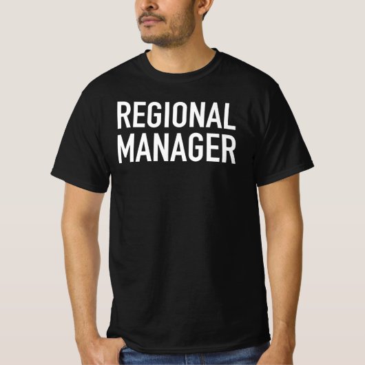 Regionale beheerder t-shirt (Voorkant)