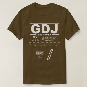 Regionale Luchthaven Granbury GDJ T-shirt