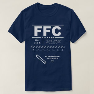 Regionale luchthaven van Atlanta FFC T-shirt