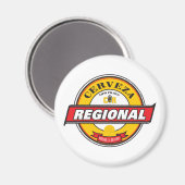 Regionale magneet van Cerveza (Voorkant / Achterkant)