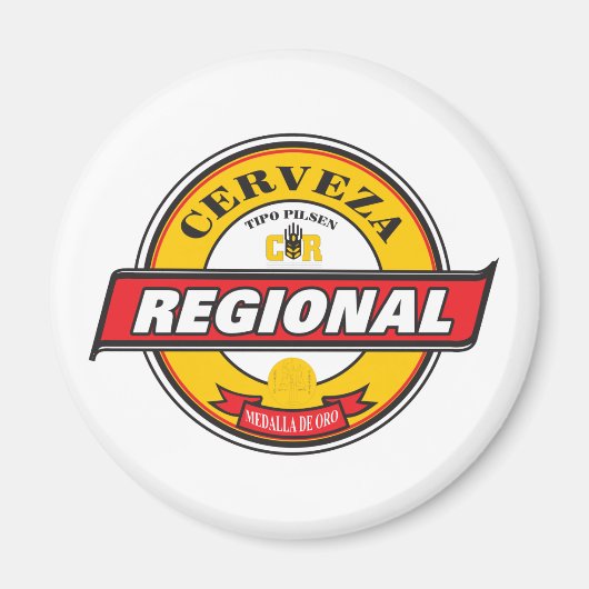 Regionale magneet van Cerveza (Voorkant)