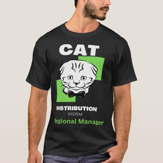 Regionale Manager Katdistributie T-shirt (Voorkant)