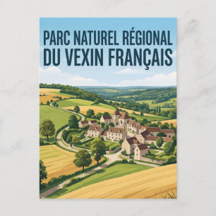 Regionale Natuurpark Vexin Français Frankrijk Briefkaart