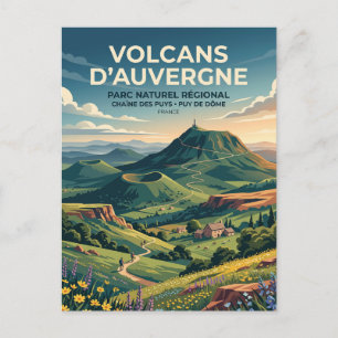 Regionale Natuurpark Volcans d'Auvergne Frankrijk Briefkaart