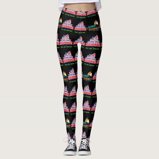Regionals Leggings - zwart (Voorkant)