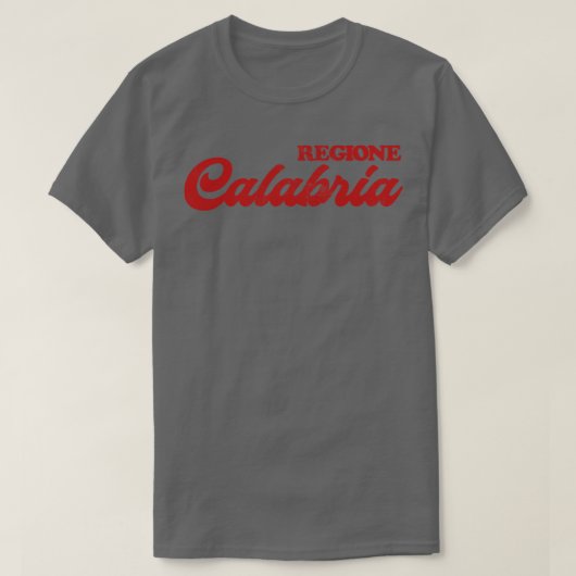 Regione Calabria T-shirt (Design voorkant)