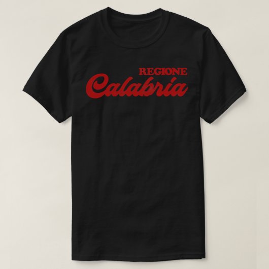Regione Calabria T-shirt (Design voorkant)