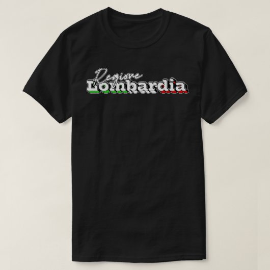 Regione Lombardia Retro Design T-shirt (Design voorkant)