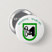 Regione Marche Ronde Button 5,7 Cm (Voorkant /achterkant)