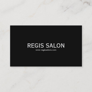 REGIS SALON, www.regissalons.com Visitekaartje