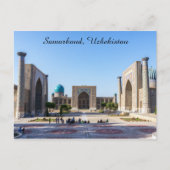 Regisplein - Samarkand, Oezbekistan, Azië Briefkaart (Voorkant)