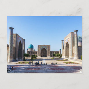 Regisplein - Samarkand, Oezbekistan, Azië Briefkaart