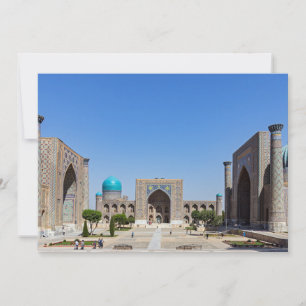 Regisplein - Samarkand, Oezbekistan, Azië Kaart