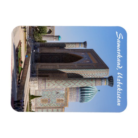 Regisplein - Samarkand, Oezbekistan, Azië Magneet (Horizontaal)