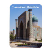 Regisplein - Samarkand, Oezbekistan, Azië Magneet (Verticaal)